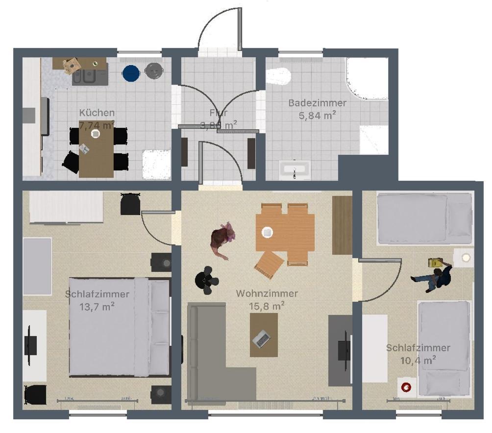 Ferienwohnung Kuehl Boossen Exteriér fotografie